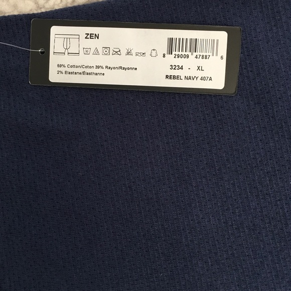 NWT C-IN2  2 Boxers  ZEN BOXER,Navy Blue/Orange - Picture 12 of 14